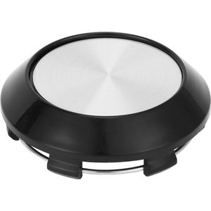 Nordivar - Wieldoppen Hubdop 70mm Zwart voor Ford en BMW - Velgcentrumdoppen met Zilverkleurige Sticker