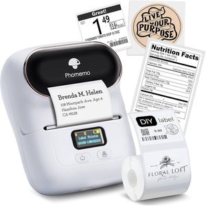Phomemo - M110 - Draadloze Thermische Labelprinter - Wit