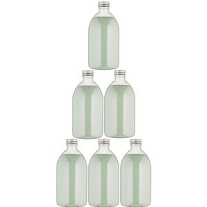 Scrubzout Dennen - 650 gram - Fles met aluminium dop - set van 6 stuks - Hydraterende Lichaamsscrub