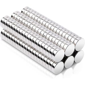 Mini-magneten set - Extra sterk - 120 stuks - 10 x 3 mm