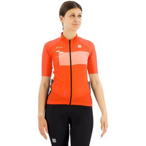 Sportful Breakout Supergiara Korte Mouw Wielertrui Oranje M Vrouw