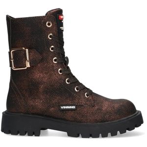 VINGINO VIN825998-732 Meisjes Enkelboots - Bruin - Syntetisch - Geen Sluiting