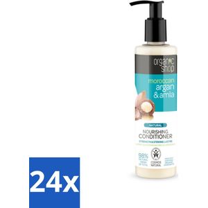 Organic Shop - Conditioner Argan & Amla - Hydraterend en Verzorgend - 280 ml - Voordeelverpakking - 24 stuks
