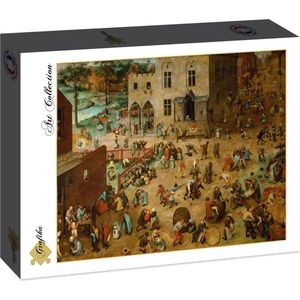 Grafika Brueghel Pieter: Die Kinderspiele, 1560 - 2000 Teile.