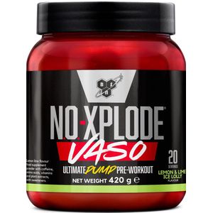 BSN N.O.-Xplode Vaso Pre Workout - Pump Pre-Workout - Lemon & Lime - 20 servings (420 gram)