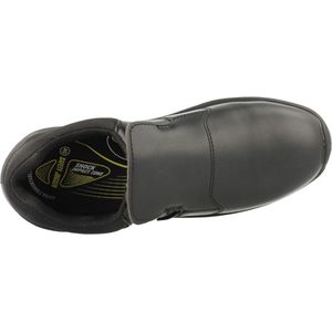 Safety Jogger - Dolce - Instap Werkschoenen - Zwart - Leer - Stalen Neus