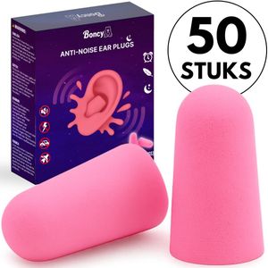 Boncy® Oordopjes Slapen - Zachte Slaap Oordoppen 25 Paar - Hoge Demping voor Zijslapers - Slaapoordoppen Sleep Plugs - Oortjes Slaapdoppen tegen Snurken - Festival Partyplug Vliegtuig Slaapoordopjes - Slaapoortjes Ruisonderdrukking Geluiddicht