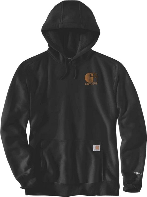 Carhartt - Signature Logo - Hoodie - Fleece - 254 g/m² - 60% Katoen/40% Polyester