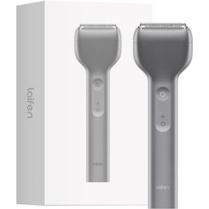 Laifen T1 Pro Elektrisch scheerapparaat voor heren, met hogesnelheidsmotoren, 12.000 sneden/min.*2, 100 minuten batterijduur, waterdicht volgens IPX7, geschikt voor op reis (aluminiumlegering)