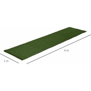 Kunstgras Trug Ras Tapijt Gras Mat Artificial Lawn Turf Turf Balkon Garden 35 mm Plastic groen 400 x 100 cm