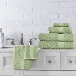 Premium 100% Ring Spun Cotton - Snel droog, zeer absorberend 140L x 70W centimetres , 6 Pieces