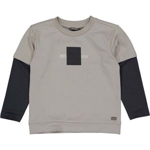 Quapi - Jongens sweater - Light Grey - Maat 134/140