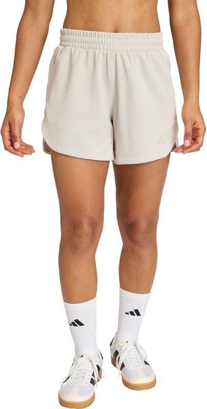 adidas Performance Pacer Workout Waffle Short - Dames - Beige