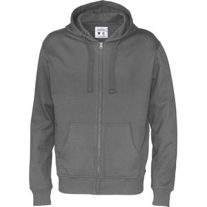 Cottover HOODIE FULL ZIP MAN - GOTS GECERTIFICEERD 141010 - Antraciet - XL