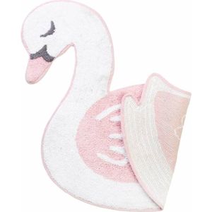 Sass & Belle vloerkleedje Swan Zwaan