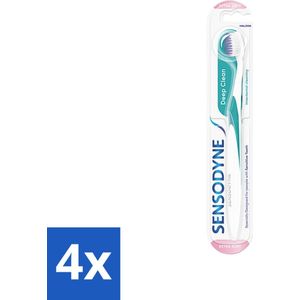 Sensodyne - Tandenborstel - Deep Clean Extra Soft - Extra Zachte Borstel - 1 tandenborstel - Voordeelverpakking - 4 stuks