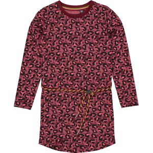 Meisjes jurk - Adella - AOP luipaard roze