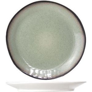 Fez Green - Dessertbord - D225cm - Keramiek - (set van 6)