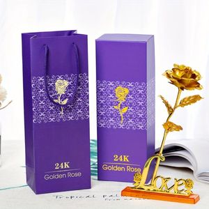 Livano Gouden Roos 24k - Valentijn Cadeautje Voor Haar - Valentijn Cadeautje Voor Hem - Cadeautje Vrouw