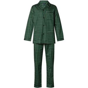 Gentlemen katoenen heren pyjama - 94.29 - Groen - 64