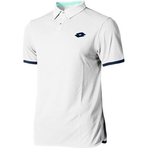 Lotto Aydex IV Polo - Deep Dry Tech Sportpolo - Heren - Maat M - Wit