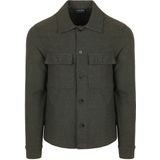 Suitable - Drop Loop Overshirt - Groen - Heren