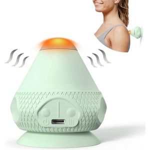 EXCITAT Triggerpointmassager - Verwarmde massagebal met zuignap - Geschikt voor verlichting van spierpijn en warmte in rug, nek, armen en schouders