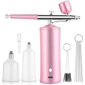 Complete Airbrush Set for Beginners - Dual Action Airbrush Kit with Compressor
