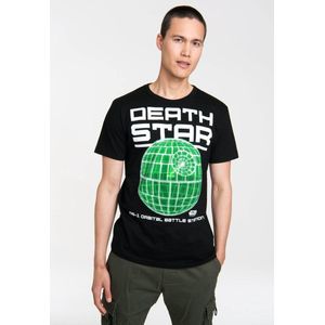 Logoshirt - T-Shirt - Zwart - Star Wars - Death Star