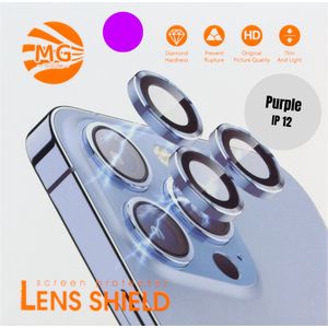 MG - Camera Lens Protector - Paars - Roestvrij Staal en Gehard Glas