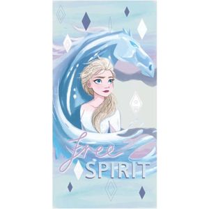 Frozen badhanddoek - Free Spirit - Elsa strandlaken - 137 x 70 cm - Fast Dry