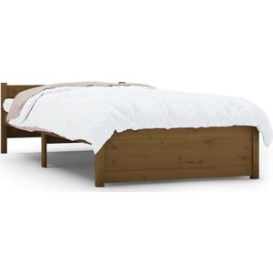 vidaXL-Bedframe-massief-hout-honingbruin-100x200-cm