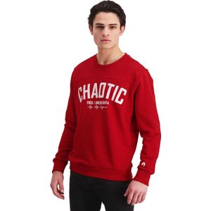 FnckFashion Heren Sweater CHAOTIC ""Limited Edition"" Rood Maat XL