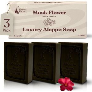 Green Fadel - Luxury Aleppo Zeep - 100 Gram - Natuurlijke Ingrediënten