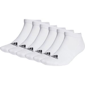 SOKKEN 6 paar adidas Sportswear laag uitgesneden sneakersokken, unisex korte sokken