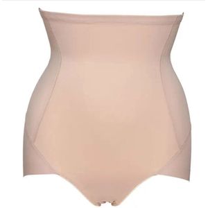 Plaisir - Magic body control - maxi corrigerende slip - kleur Silver Peony / Beige - maat 52 / 6XL