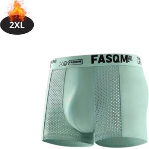 Livano Onderbroeken Heren - Boxershort - Ondergoed - Boxer - Underwear - Mannen - 3 Pack - Lichtgroen - XL