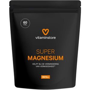 Vitaminstore - Super Magnesium refill - 60 tabletten