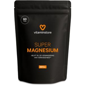 Vitaminstore - Super Magnesium refill - 60 tabletten