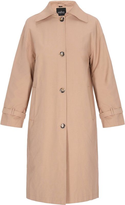 usha - Jas - Lang - Regular Fit - Klassieke Kraag