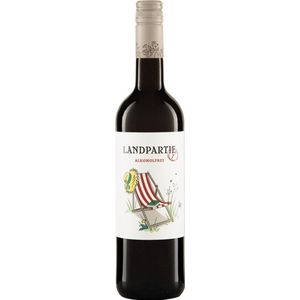 Landparty Rood alcoholvrije biologische rode wijn