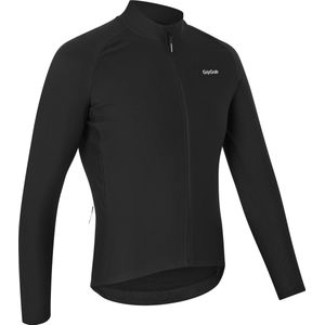 GripGrab - ThermaPace Thermo Fietsshirt Lange Mouwen Lente Herfst Wielrenshirt Cycling Jersey - Zwart - Heren - Maat XL