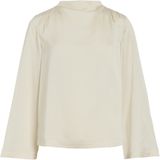 Vila - Vilutto High Neck Top - T-shirt - Birch - Dames