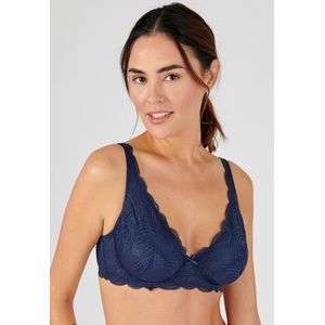 Damart - Beugelbeha, foulardmodel - Dames - Blauw - 95