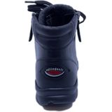 Gabor - Rollingsoft - Hoge Veterschoenen - Donkergrijs - Met Geprofileerde Rubberzool