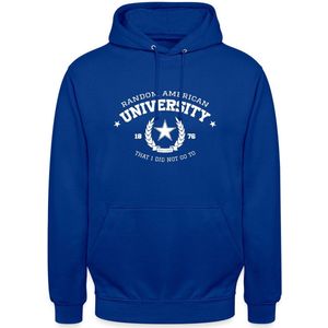 Random American University | Grappig Varsity Hoodie Unisex