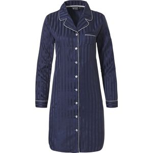 Pastunette dames nachthemd Satijn L/M - Donkerblauw - 48