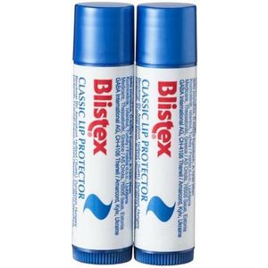 duopack lippenbalsem blistex classic - lipbalsem care - 2x balsem voor lippen - classic lip protector
