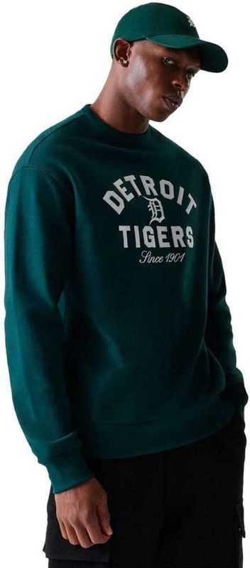 New Era Mlb Heritage Oversized Detroit Tigers Sweatshirt Groen L Man