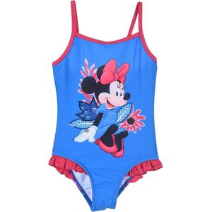 Minnie Mouse - Badpak Minnie Mouse- meisjes -blauw - maat 98